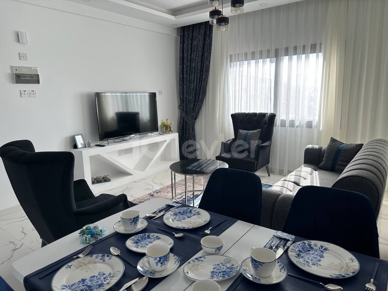 GİRNE ESENTEPE BÖLGESİNDE KAMPANYA FİYATI İLE SATILIK FULL EŞYALI DENİZ MANZARALI 2+1 PENTHOUSE DAİRELER