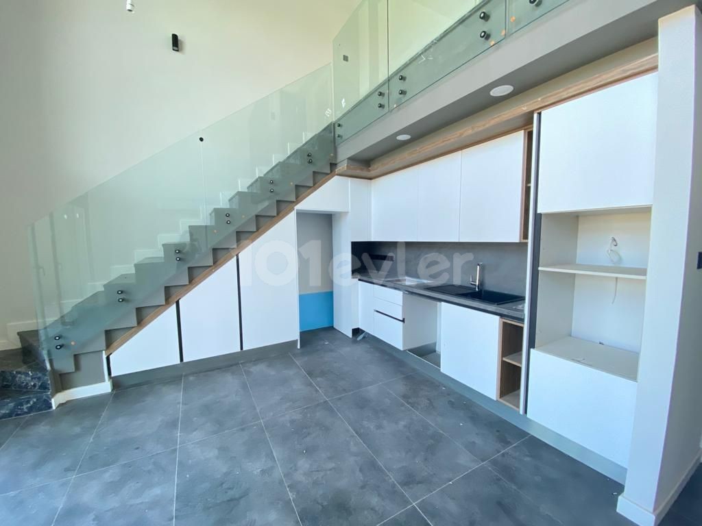 3+1 LOFT APARTMENT FOR SALE FROM MAGNIFICENT ARCHITECTURE IN GUINEA KARAOGLANOGLU