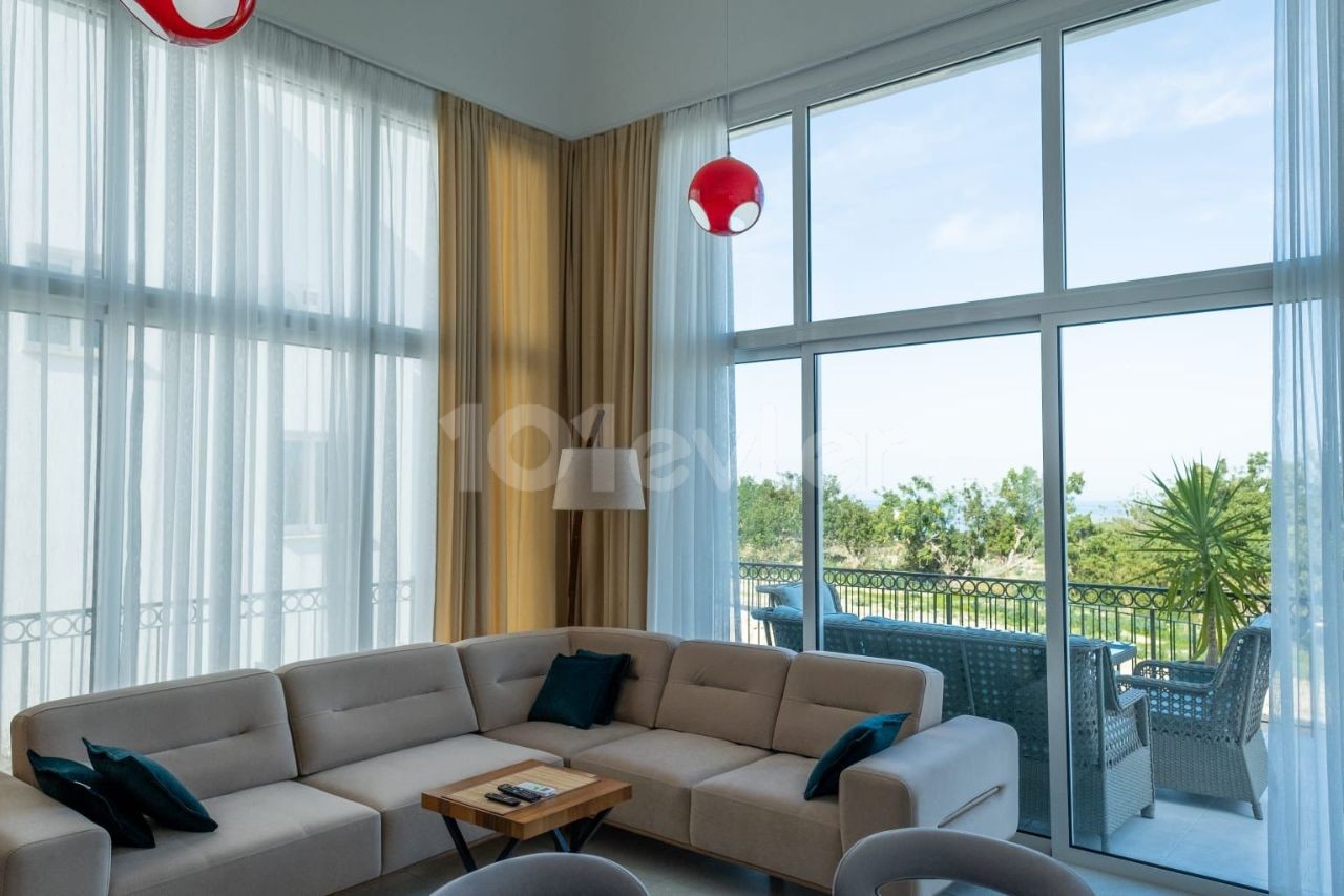 3+1 FULLY FURNISHED VILLA WITH SEA AND MOUNTAIN VIEW IN KYRENIA KARŞIYAKA