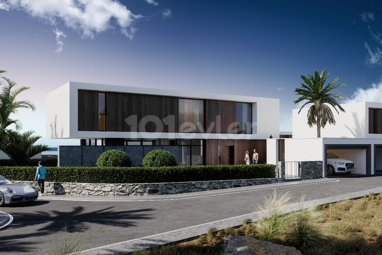 DETACHED 4+1 VILLA IN PROJECT PHASE FOR SALE IN GIRNE ÇATALKÖY