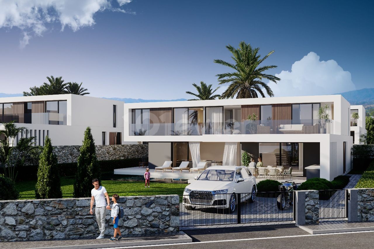 DETACHED 4+1 VILLA IN PROJECT PHASE FOR SALE IN GIRNE ÇATALKÖY