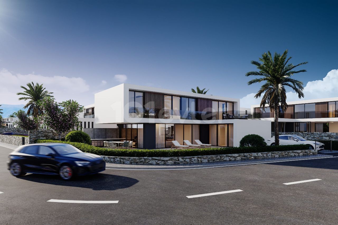 DETACHED 4+1 VILLA IN PROJECT PHASE FOR SALE IN GIRNE ÇATALKÖY