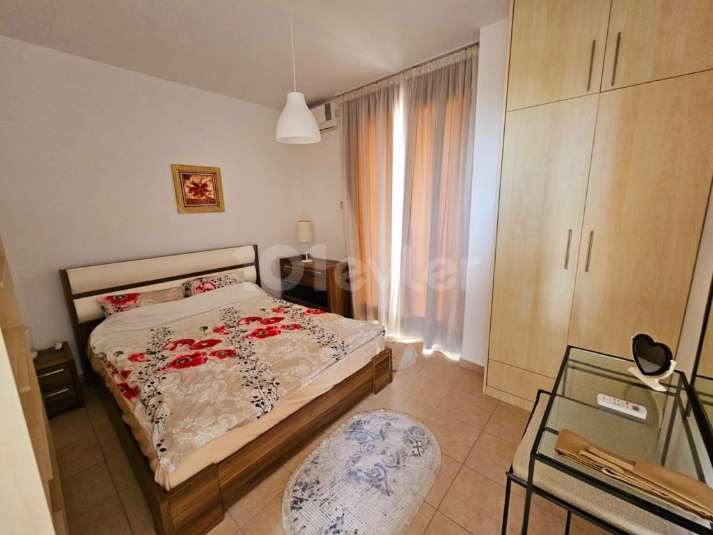 This 2+1 penthouse apartment is located in Çatalköy near Elexus Hotel.