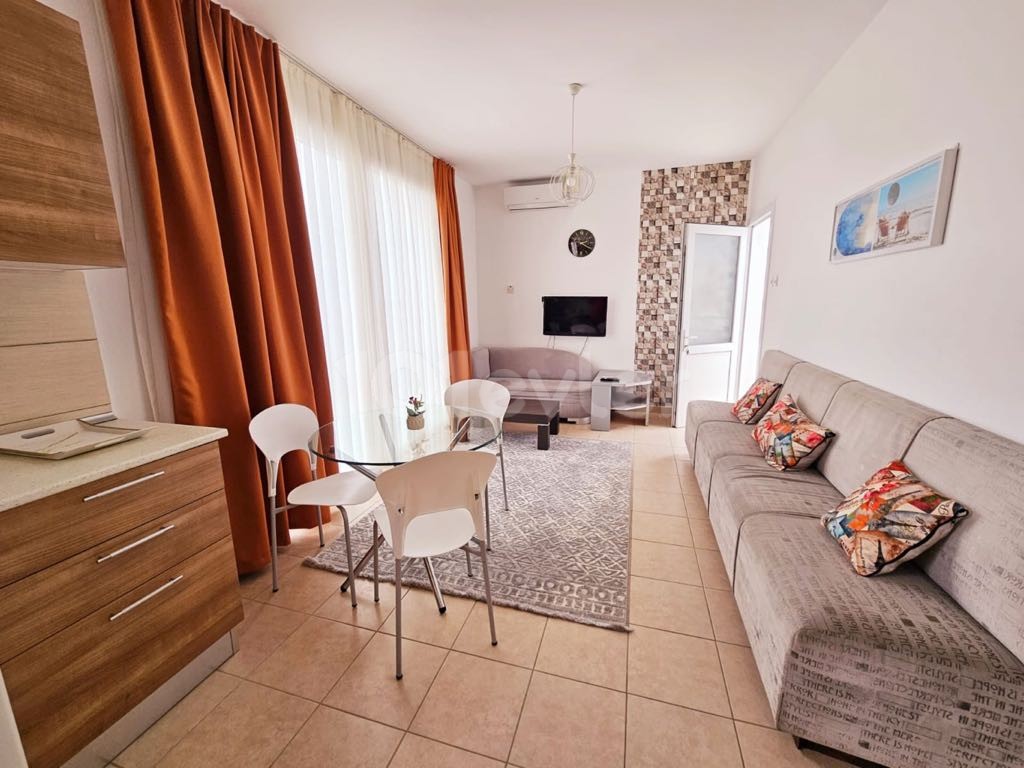 This 2+1 penthouse apartment is located in Çatalköy near Elexus Hotel.