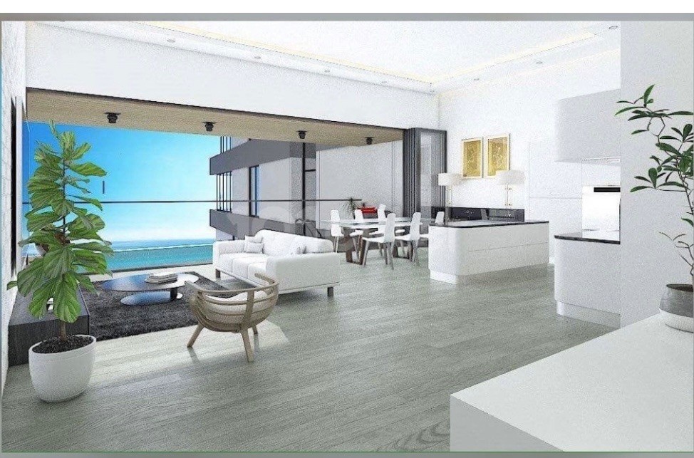 Luxury 2+1 in the city center of kyrenia