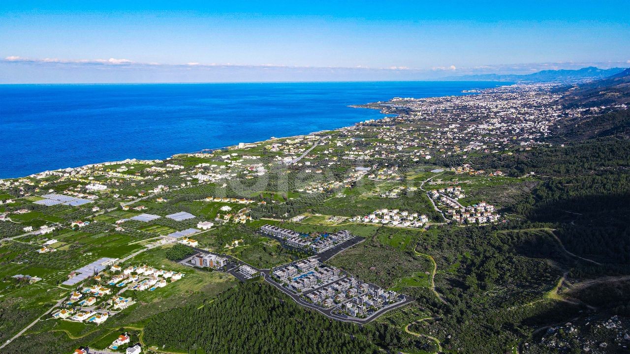 Kyrenia Meer- und Bergblick 1+1 Schlafzimmer