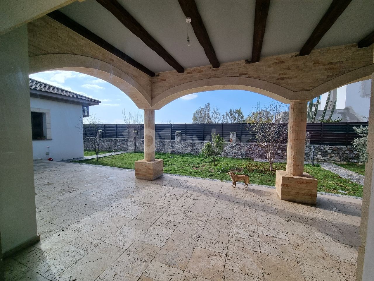 Excellent location at famous area in Yenikent specious stone decorated beautiful 3 bedrooms  villa with close living area 325m2!