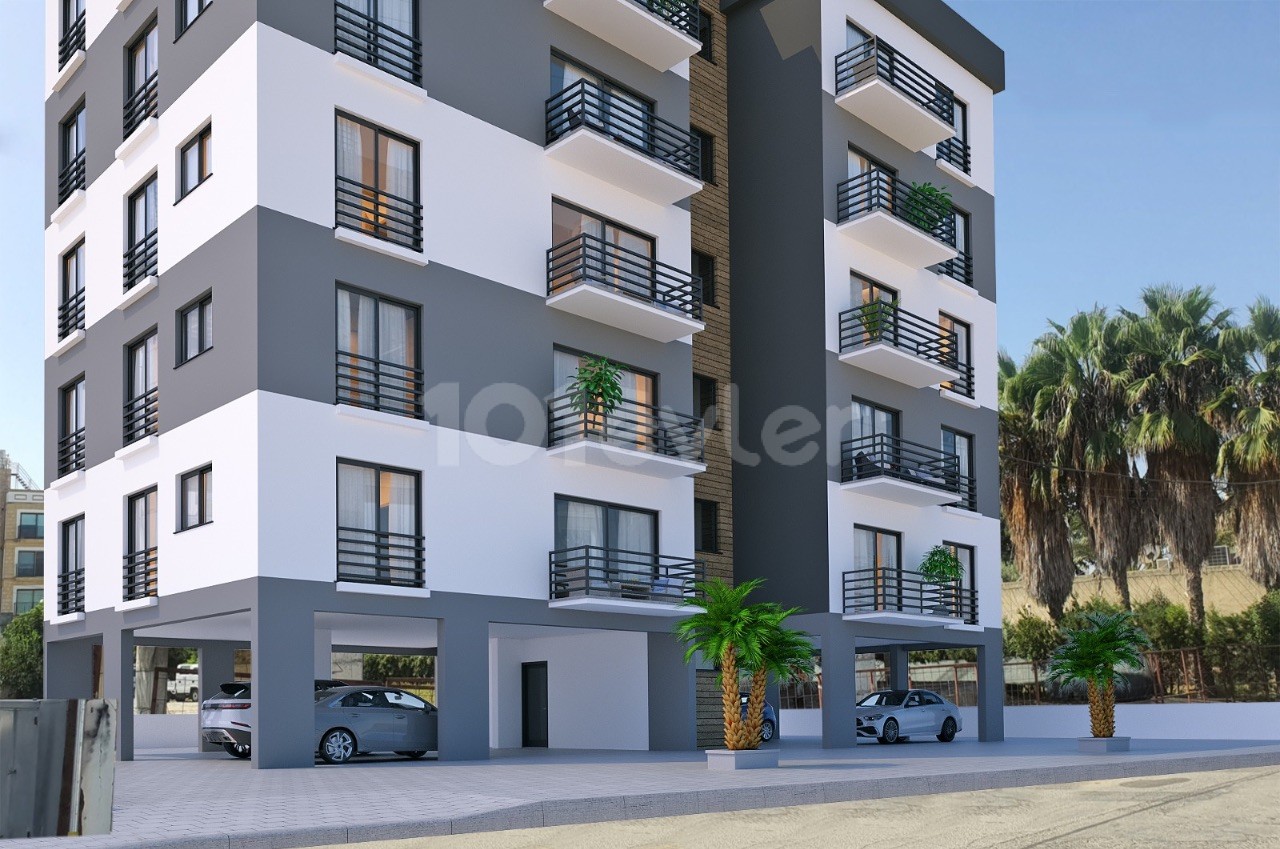 Luxury apartments for sale with 2+1 and 3+1 options in Nicosia Kızılbaş district