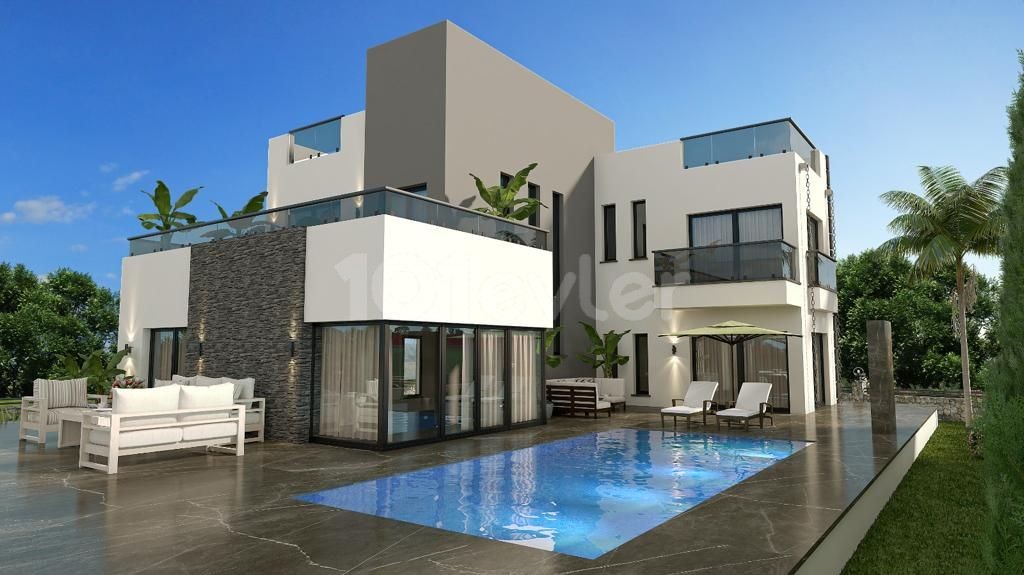 Villa mit 4 Schlafzimmern und privatem Pool zum Verkauf in Lapta mit großem Garten