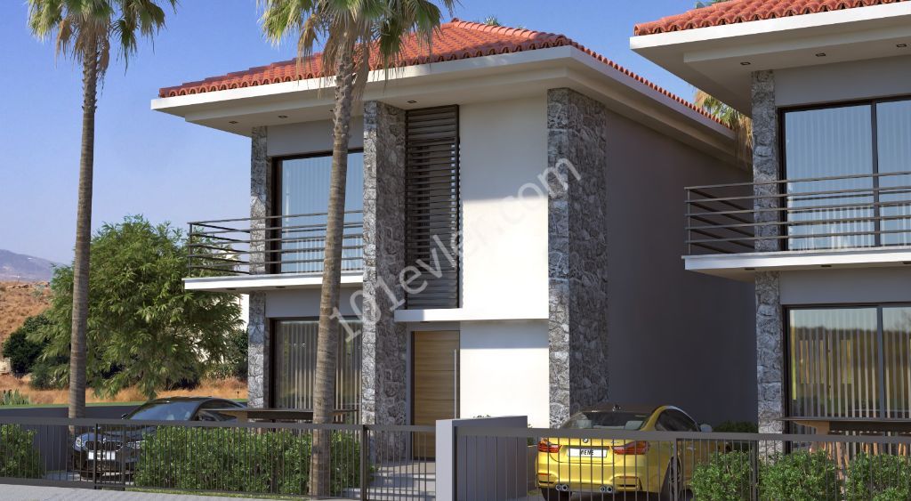 Luxury Villas for Sale in Mitreeli Aşıklar Hill Area of 170m2, Made in Turkish ** 