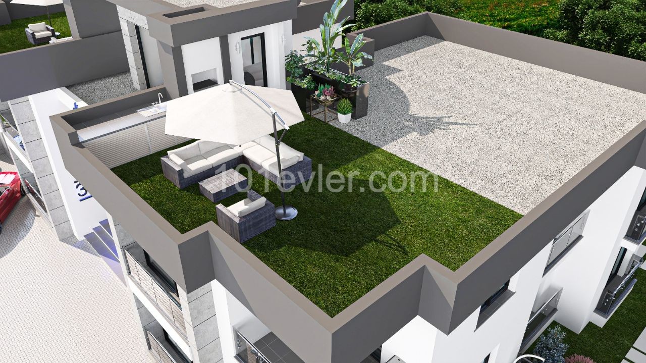 !!! 140m2 Super Luxury Apartments for Sale with Garden and Terrace in Mitreeli !!! ** 