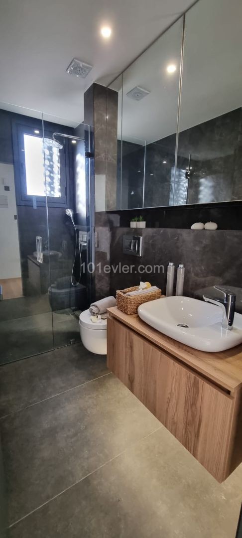 !!! VAT/TRANSFORMER INCLUDED !!! Super Luxury Residence Apartments with Full White Goods, Central Air Conditioning System, Elevator, Special Interior Design on the Main Artery in Küçük Kaymaklı !!! ** 