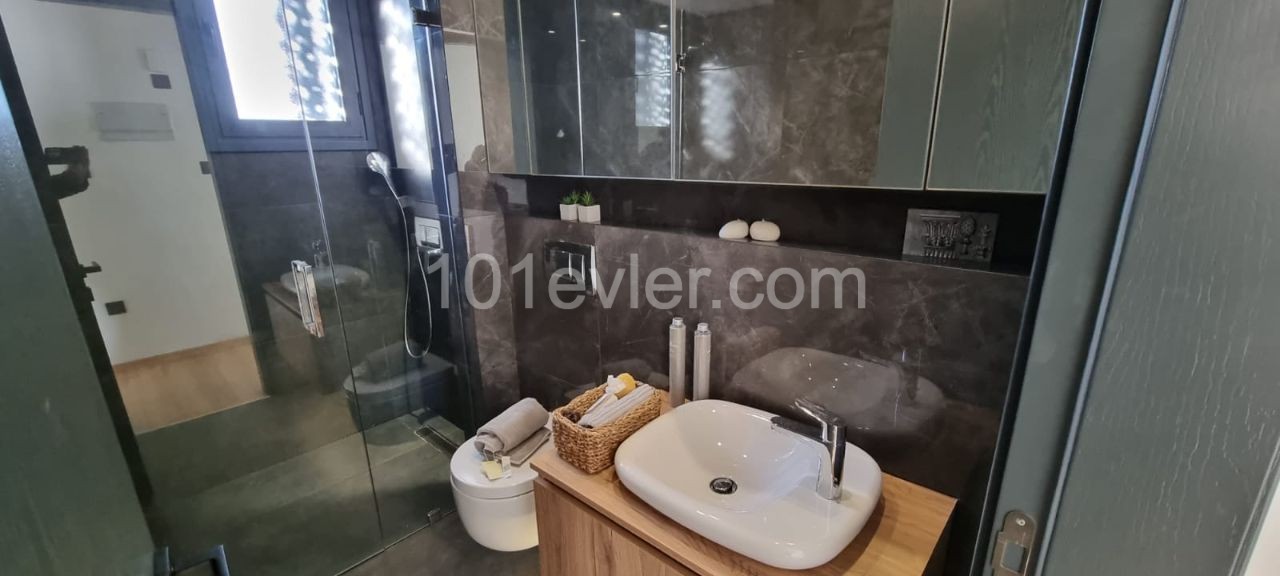 !!! VAT/TRANSFORMER INCLUDED !!! Super Luxury Residence Apartments with Full White Goods, Central Air Conditioning System, Elevator, Special Interior Design on the Main Artery in Küçük Kaymaklı !!! ** 