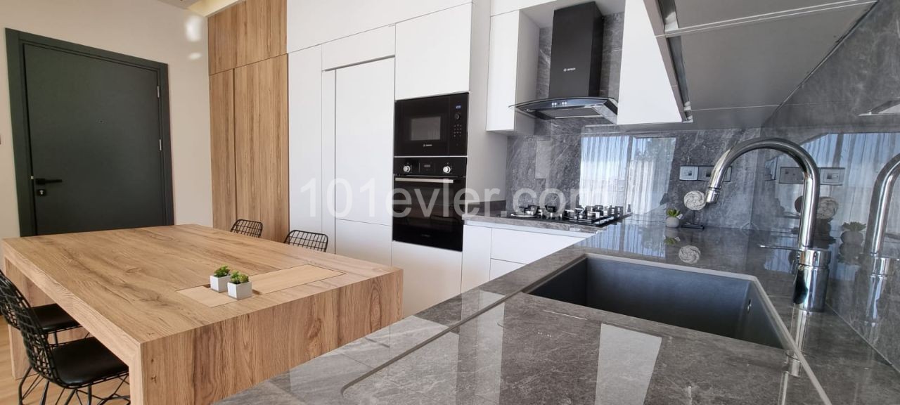 !!! VAT/TRANSFORMER INCLUDED !!! Super Luxury Residence Apartments with Full White Goods, Central Air Conditioning System, Elevator, Special Interior Design on the Main Artery in Küçük Kaymaklı !!! ** 