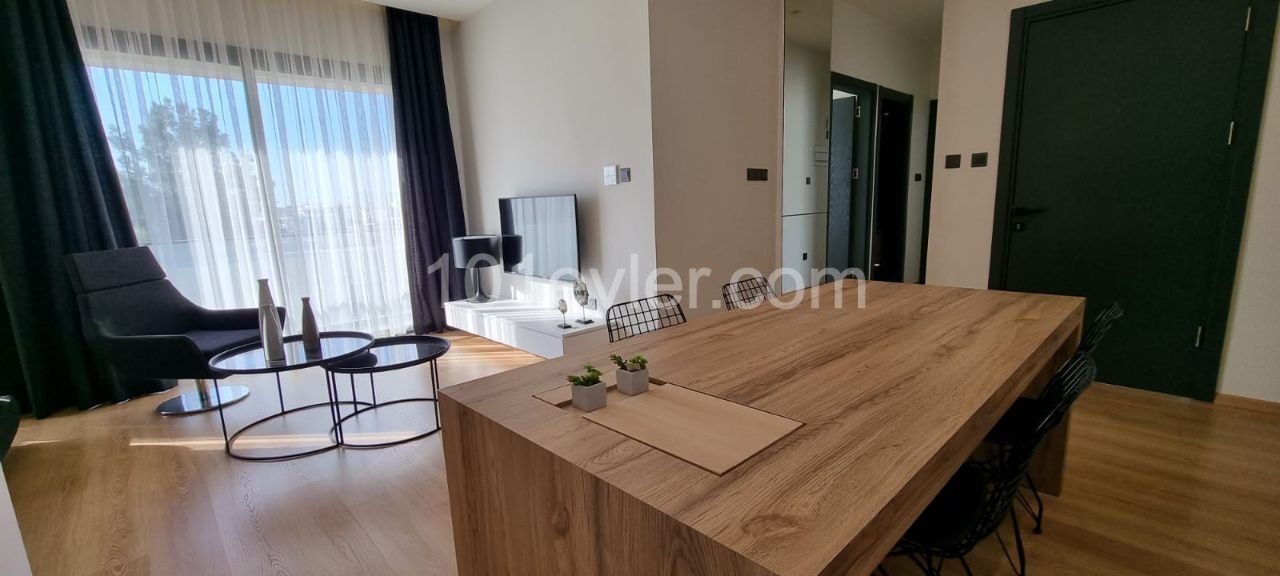 !!! VAT/TRANSFORMER INCLUDED !!! Super Luxury Residence Apartments with Full White Goods, Central Air Conditioning System, Elevator, Special Interior Design on the Main Artery in Küçük Kaymaklı !!! ** 