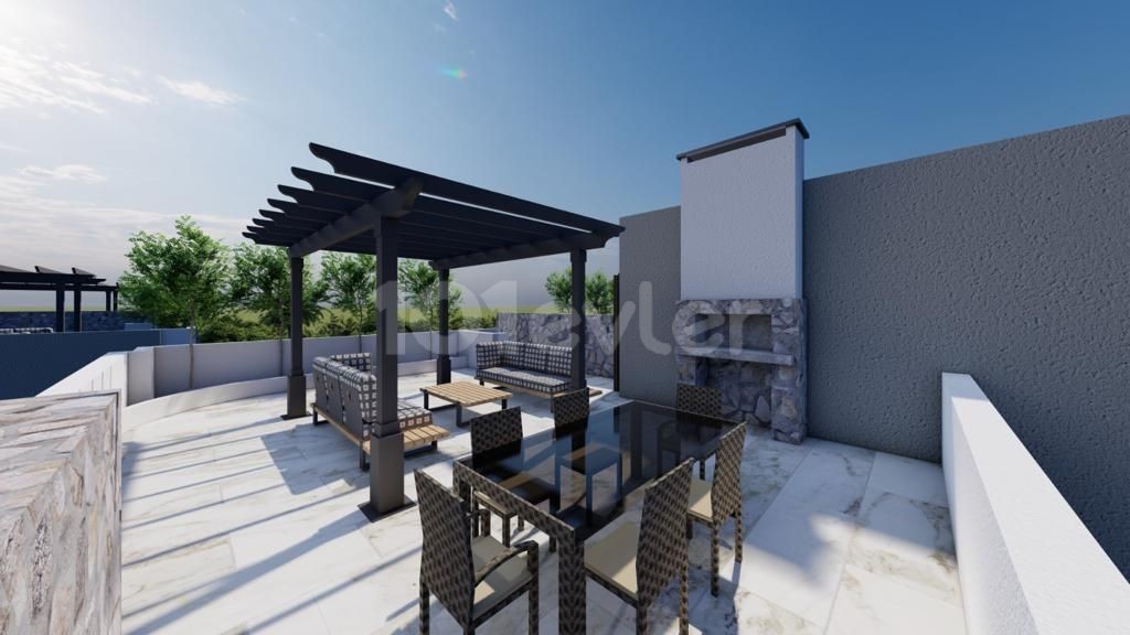 Terraced and Ground Floor Apartments for Sale in the area of Babylon Gardens in Lapta, Kyrenia!!!