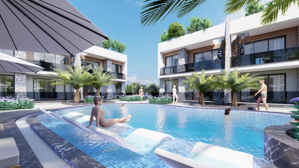 Terraced and Ground Floor Apartments for Sale in the area of Babylon Gardens in Lapta, Kyrenia!!!