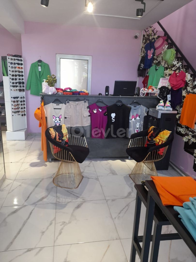 Women's Clothing Store for Rent in the busiest street of Kyrenia Karaoglanoglu ** 