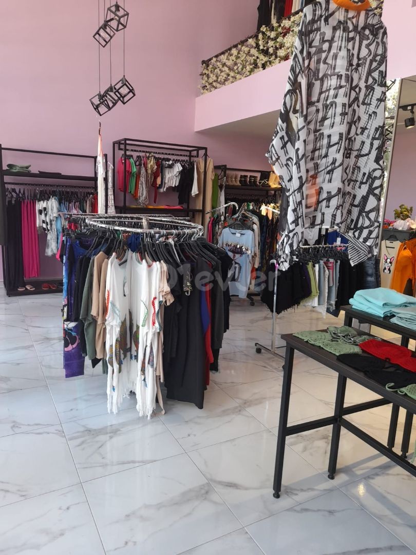 Women's Clothing Store for Rent in the busiest street of Kyrenia Karaoglanoglu ** 