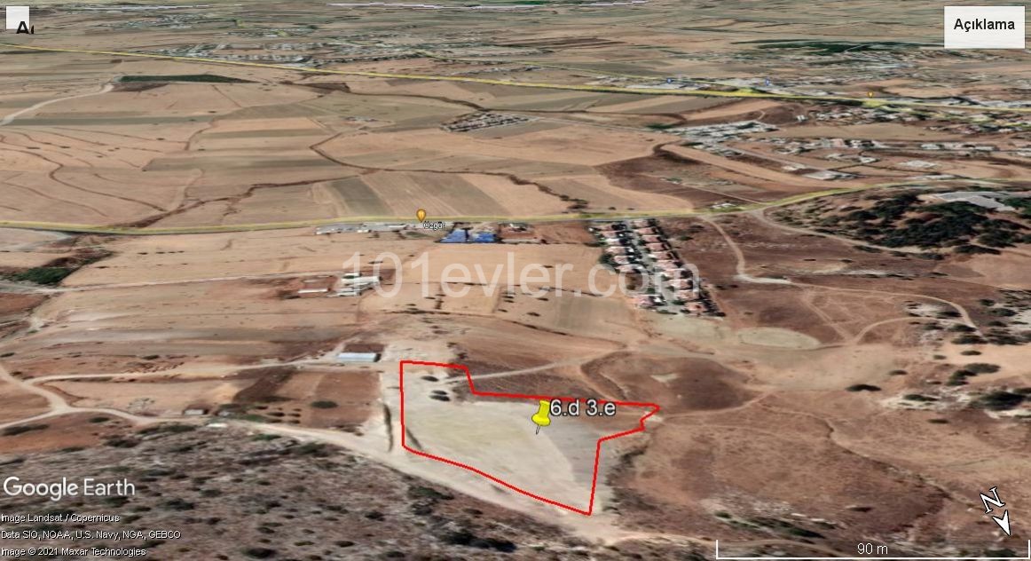 SHOOOKKKKK PRICE !!!!!!!!!!! FOR SALE IN GIRNE BOSPHORUS 6. DOMIN 3. EVLEK (9.151m2) TÜRK KOÇANLI LAND.donumu 11000stg ** 