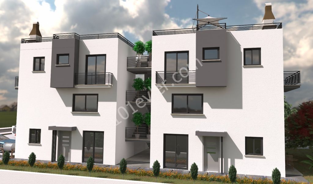 Çatalköy'de yeni bitmiş 3+1 dağ ve deniz manzaralı satılık apartman dairesi.05338445618