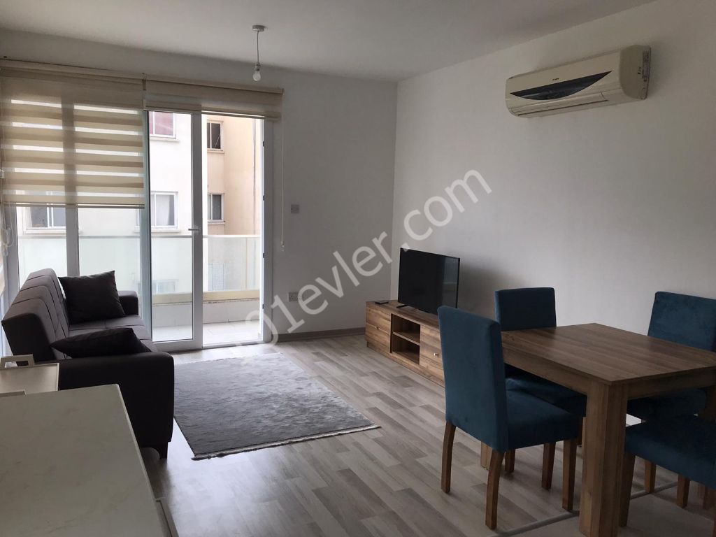 1+1 fully furnished apartment for rent in one of the best quality buildings in the market that has proven itself in the old astro market in the center of girne. . .  400 STG 05338445618 ** 