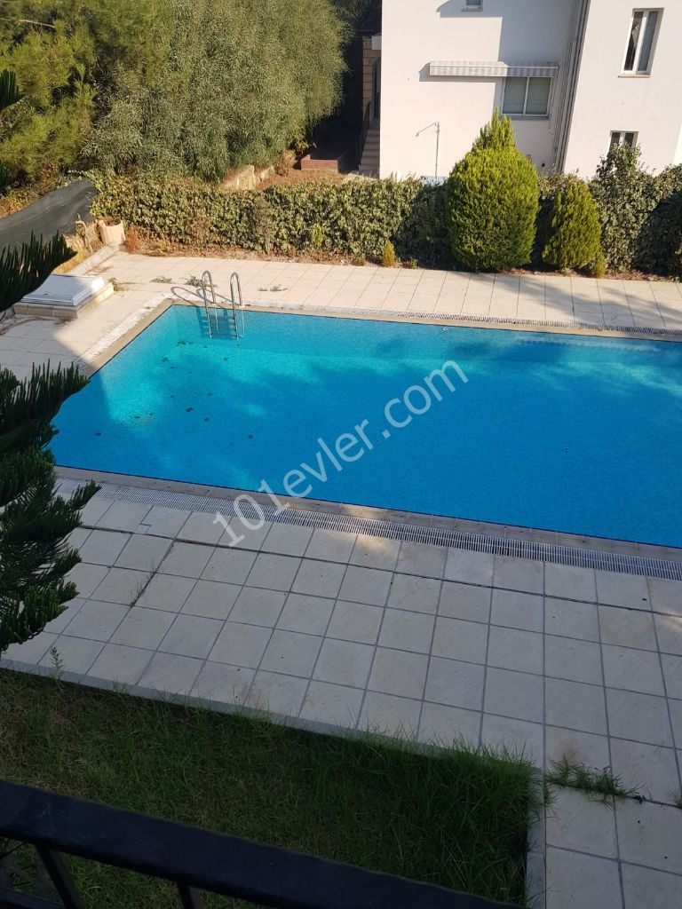 a luxury villa for rent in the heart of nature with an indoor parking lot with an extra-detailed luxury furnished central heated pool close to the Kyrenia ring road and eminaga garden.. 05338445618 ** 