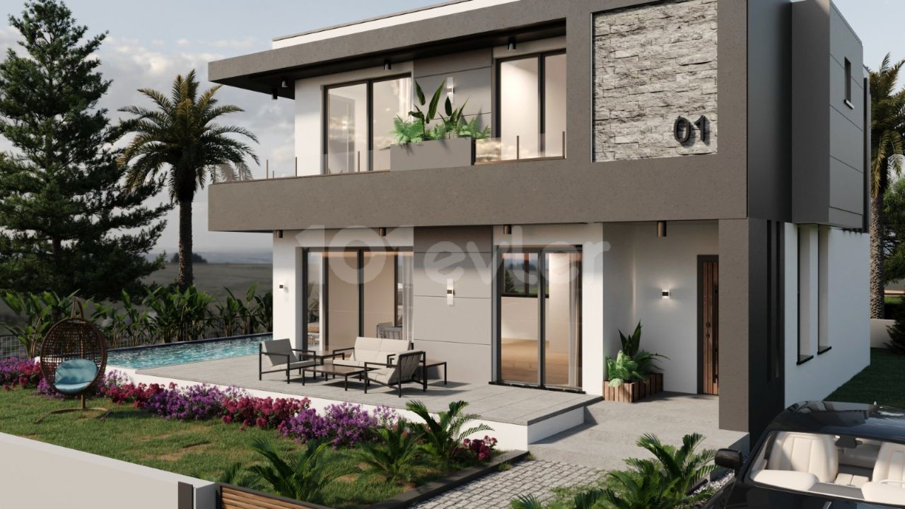 DUPLEX-VILLA MIT 4 SCHLAFZIMMERN ZUM VERKAUF IN OZANKOY, KYRENIA !!