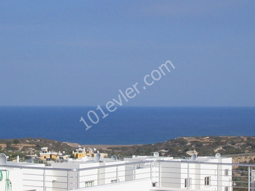 Two Bedroom Top Floor Apartment with Private Roof Terrace in Tatlısu near Magusa. Ref: TU539