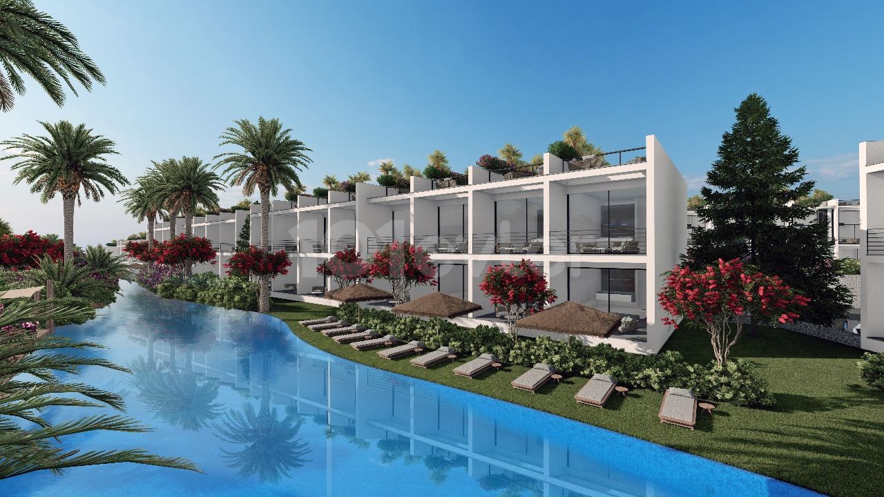 1+1 Apartments for Sale in Esentepe, Kyrenia