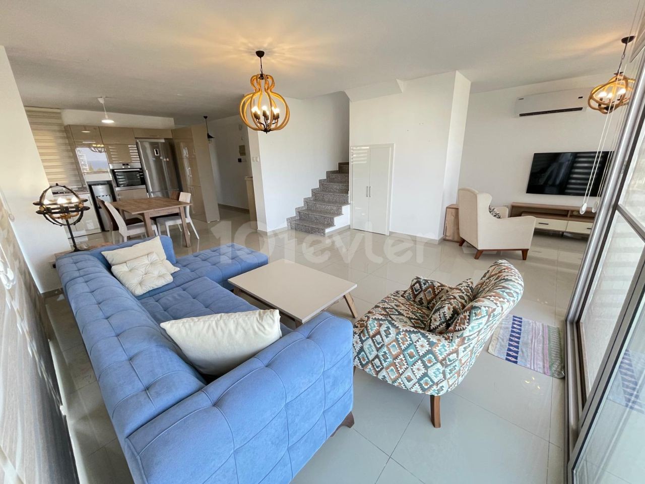 Girne Merkezde Satılık Dublex 3+1 Penthouse