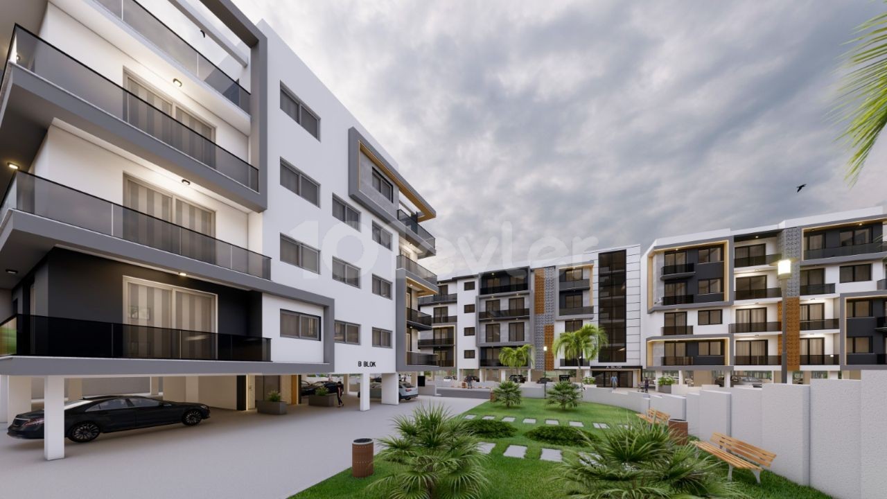 2+1 and 3+1 Apartments for Sale in Kyrenia Center Nusmar Area