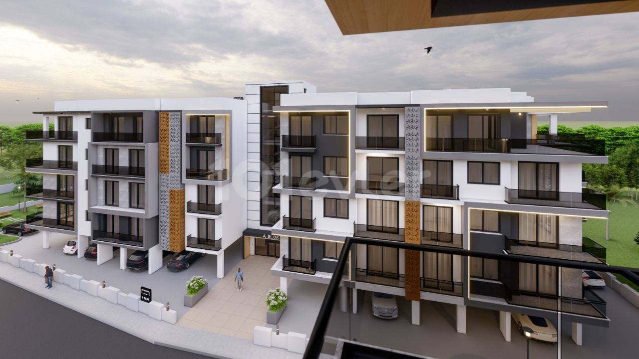 2+1 and 3+1 Apartments for Sale in Kyrenia Center Nusmar Area