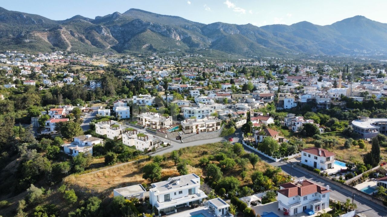 Kyrenia Çatalköy 3+1 Wohnungen mit Garten oder Terrasse Kein letzter Preis