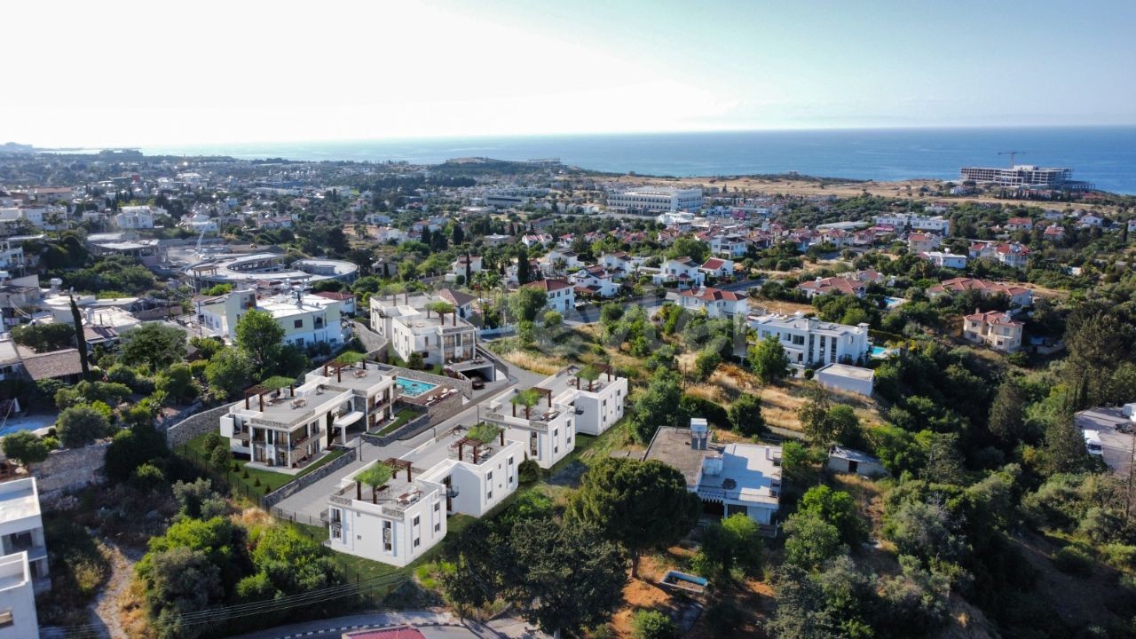 Kyrenia Çatalköy 3+1 Wohnungen mit Garten oder Terrasse Kein letzter Preis