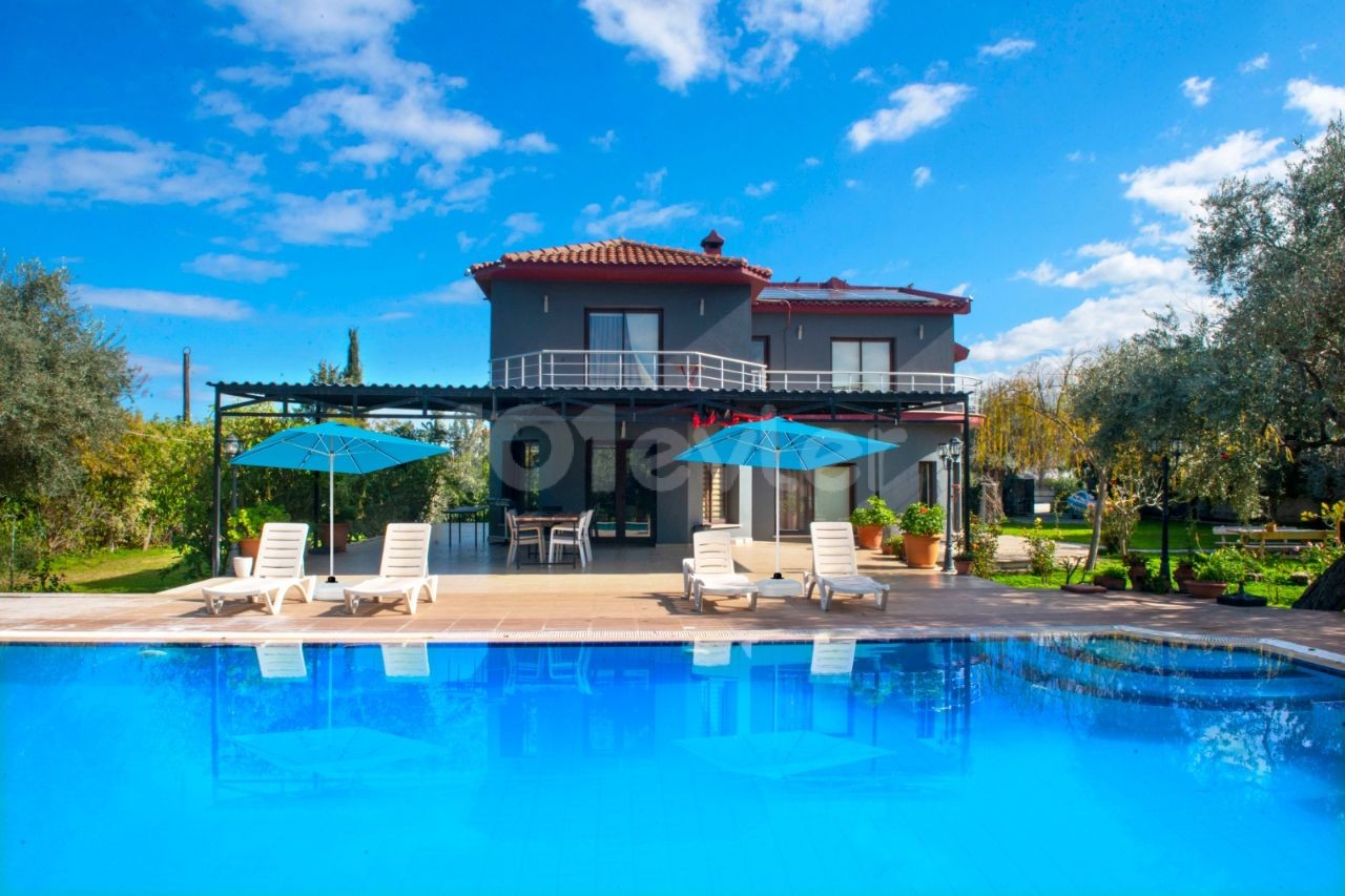 Ultra luxury, furnished and magnificently beautiful VILLA with pool for SALE in Doğanköy, Kyrenia