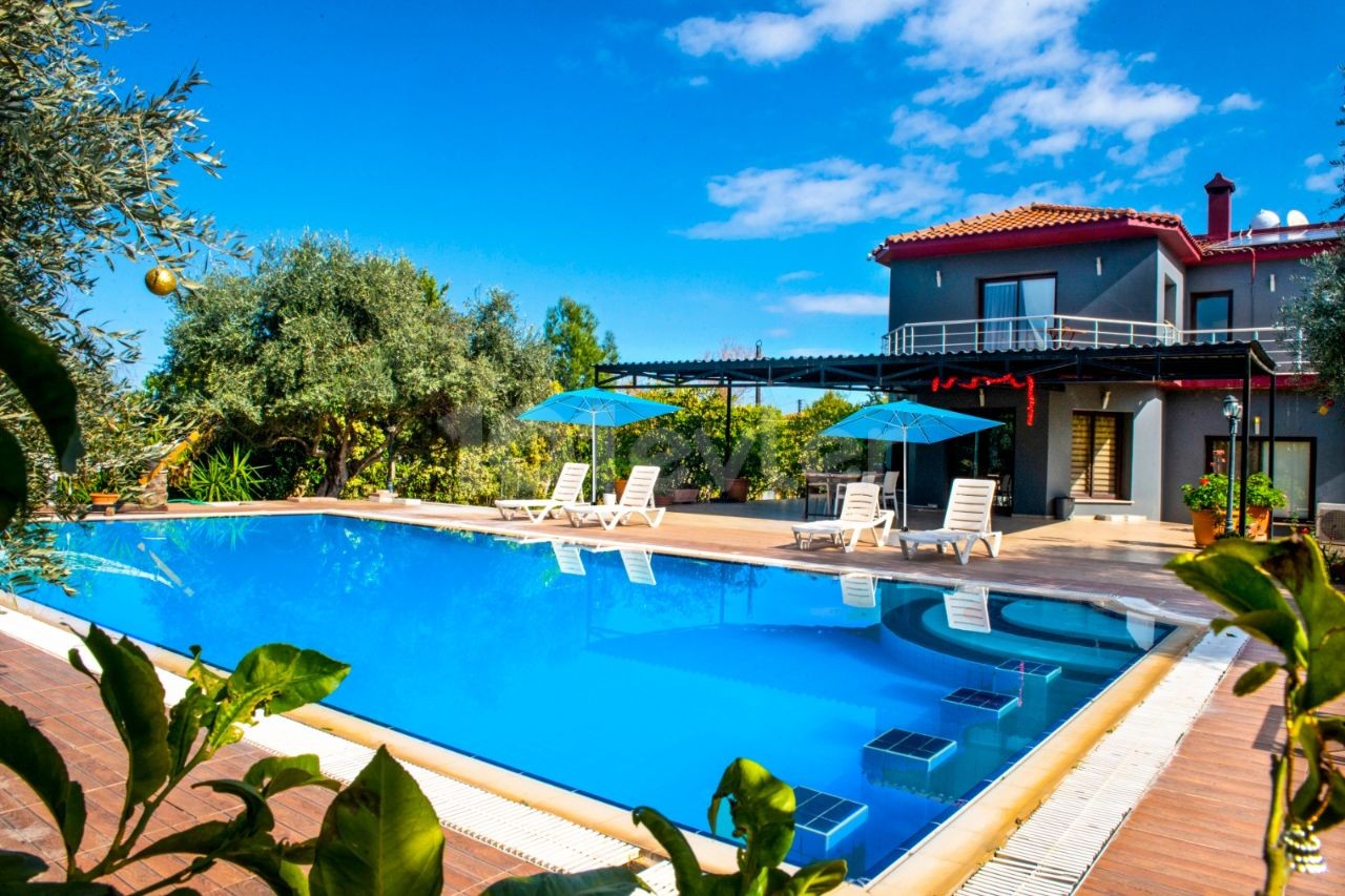 Ultra luxury, furnished and magnificently beautiful VILLA with pool for SALE in Doğanköy, Kyrenia