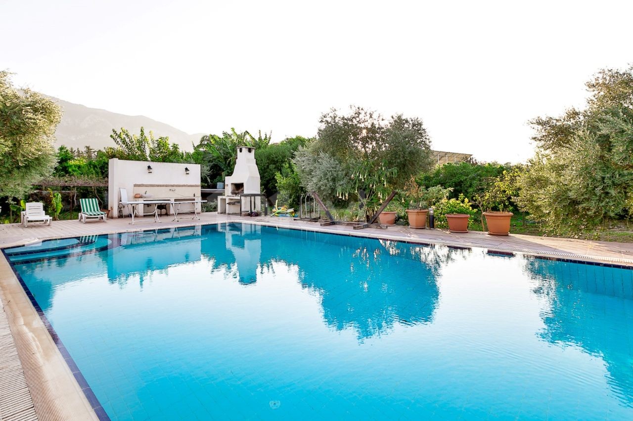 Ultra luxury, furnished and magnificently beautiful VILLA with pool for SALE in Doğanköy, Kyrenia