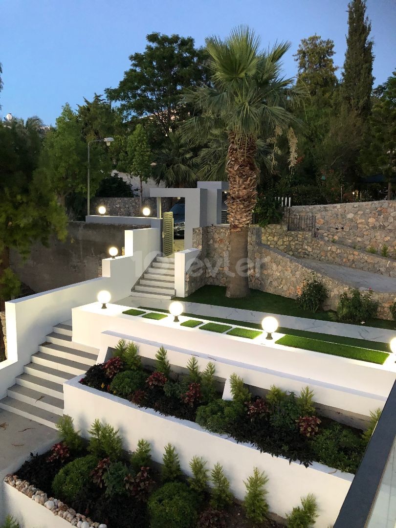 A unique villa for sale under the unique landscape of Kyrenia