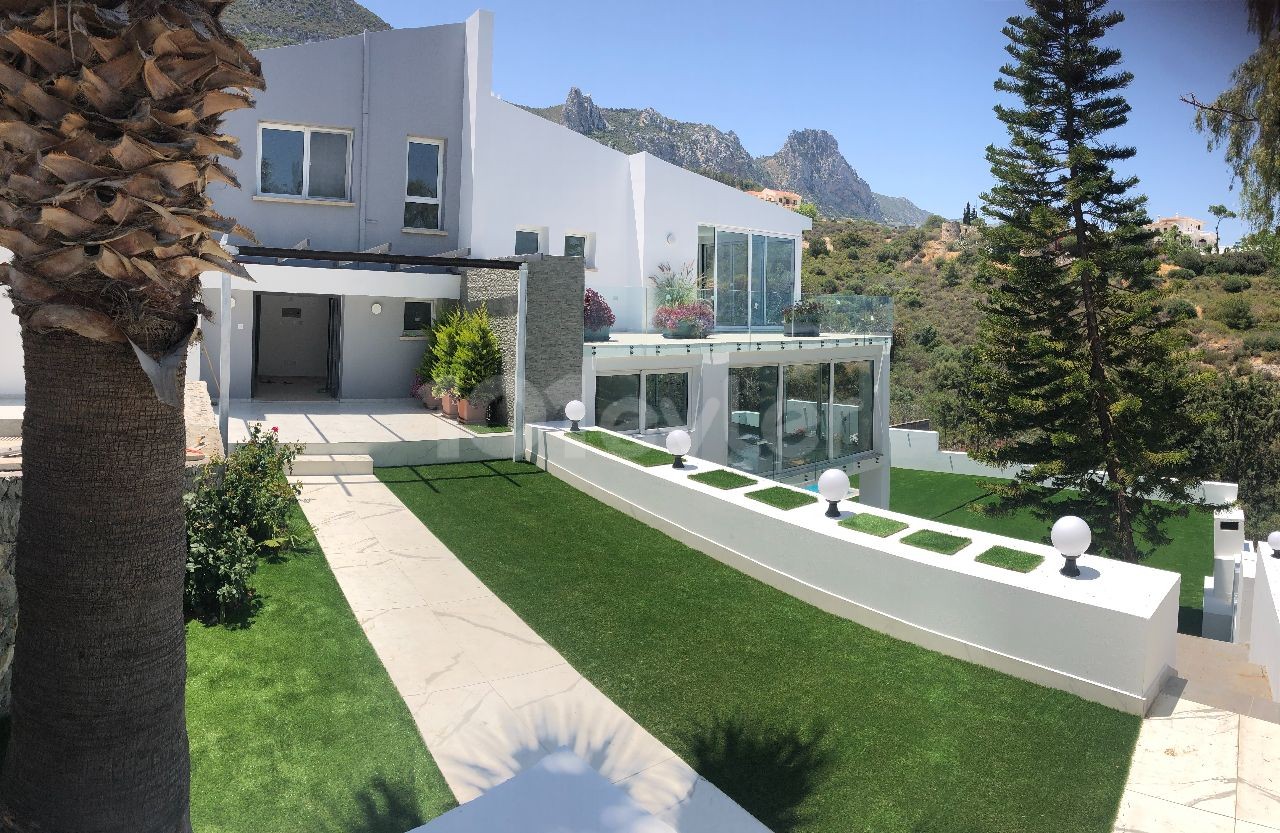 A unique villa for sale under the unique landscape of Kyrenia