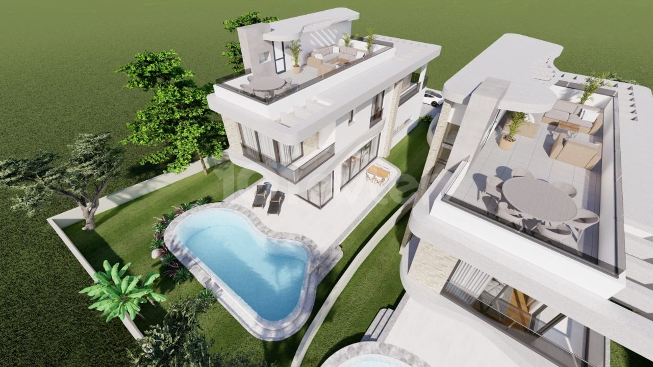 Luxury Villa for Sale in Girne Lapta, 200 mt to the Sea