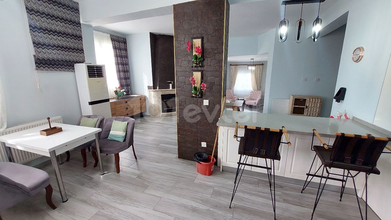 PRIVATE FOR RENTAL WITH GARDEN POOL IN ALSANCAK, KYRENIA