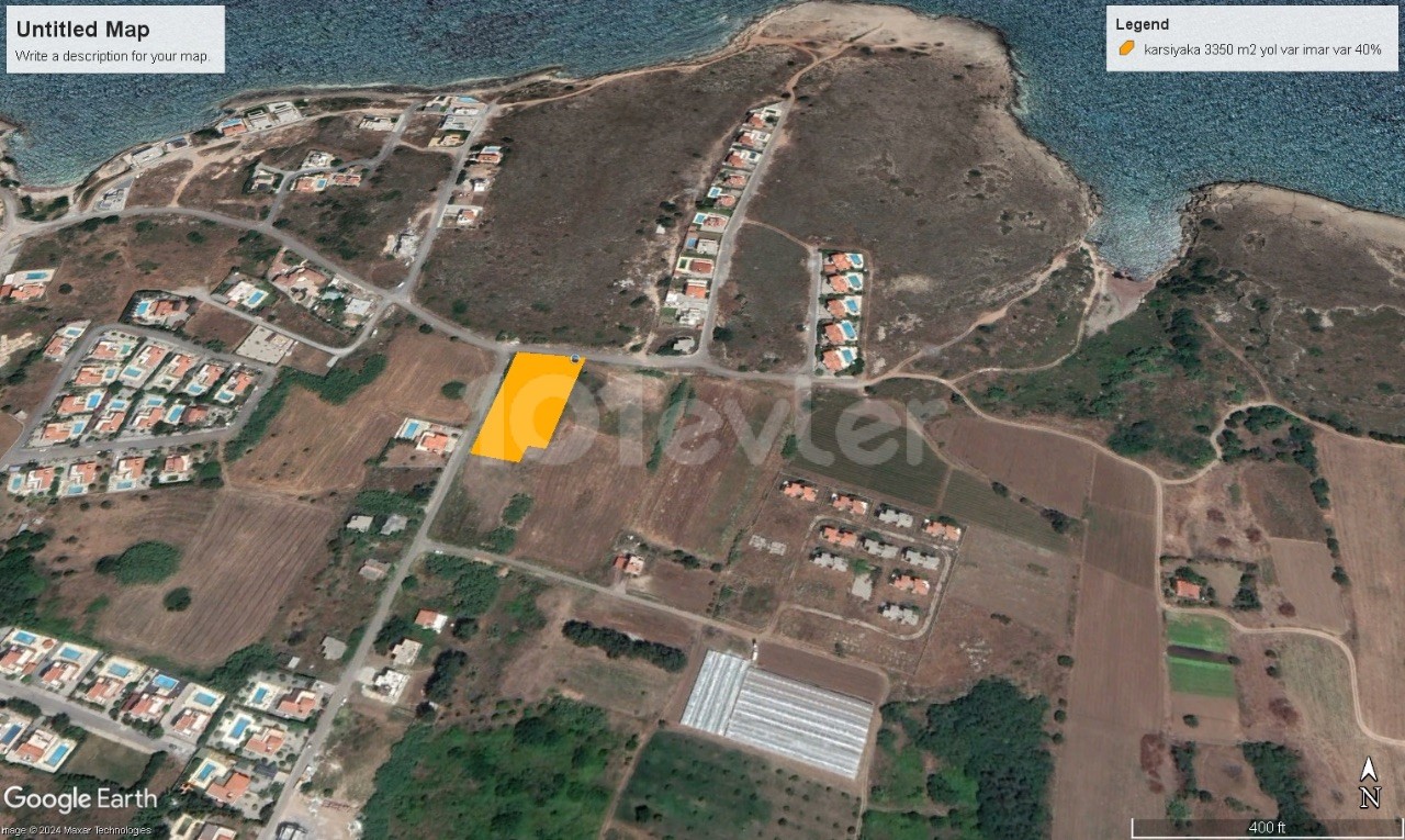 3350 m² großes Grundstück zum Verkauf in der Gegend von Girne Karşıyaka