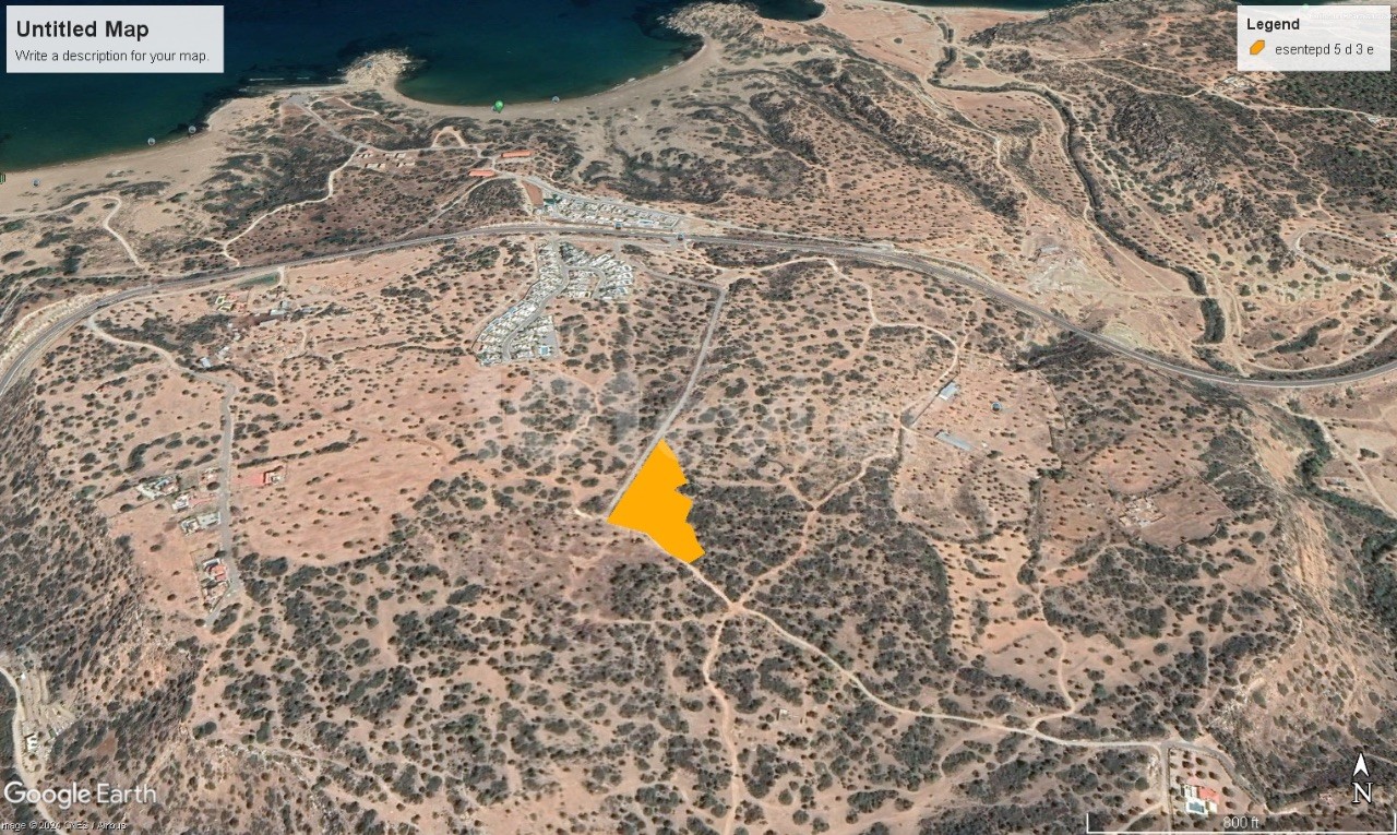 Esentepe zoned 7700m2 land for sale