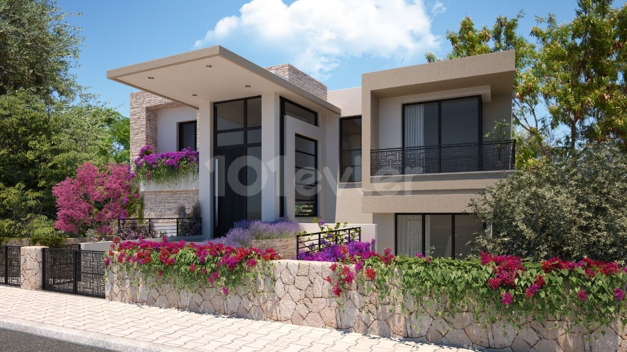 Zu Verkaufen 4+1 Türkisches Grundstück Villa in Zeytinlikte, Kyrenia, Zypern