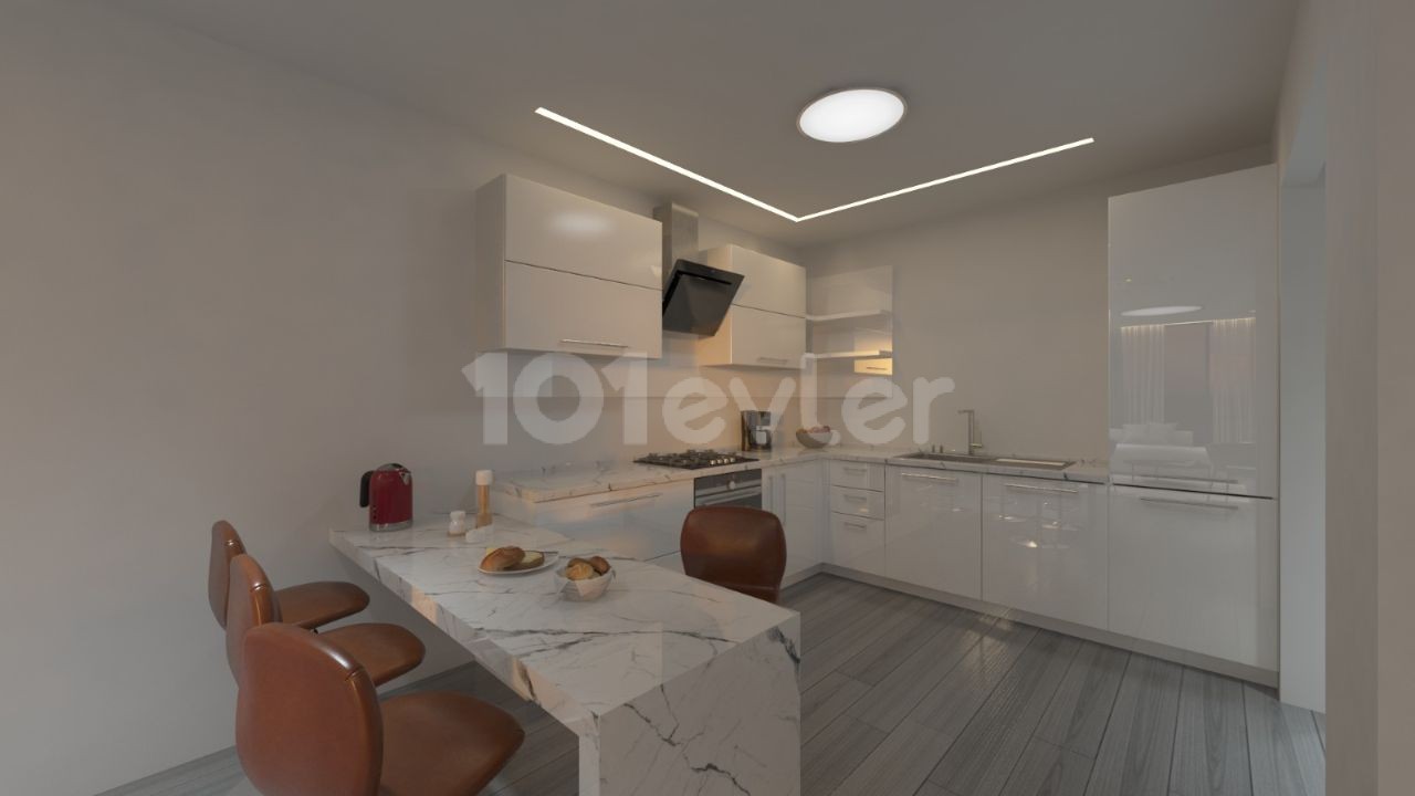 Kıbrıs Girne Merkez'de Satılık 3+1 Penthouse Daire