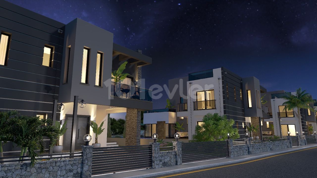 4+1 Lux Villa For Sale in Cyprus Girne Lapta