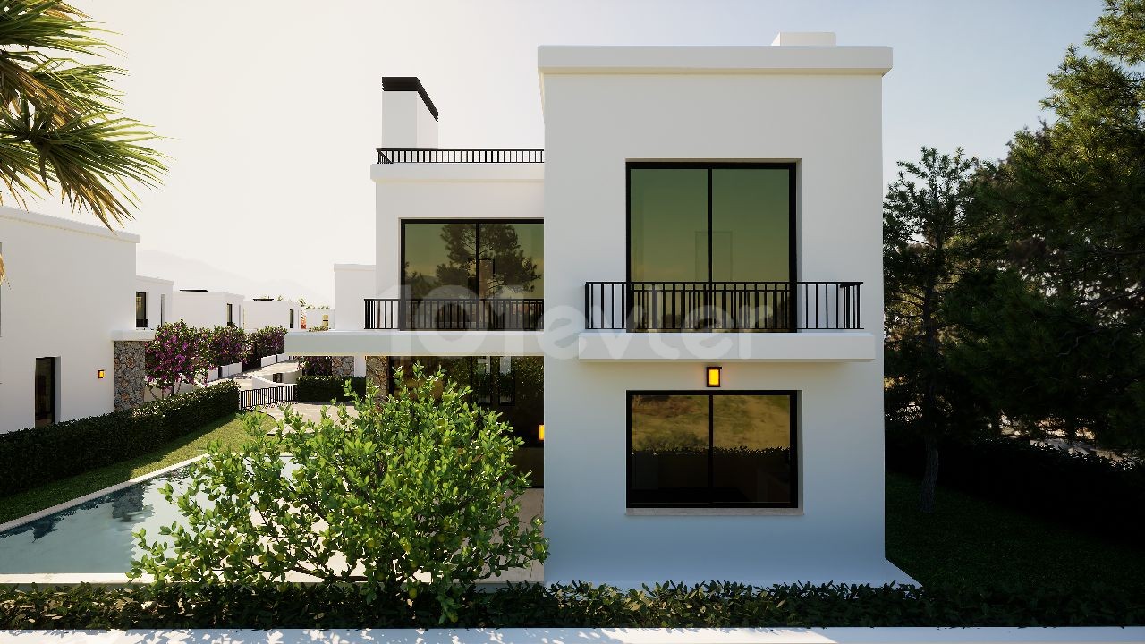 4+1 Berg- und Meerblick Ultra Luxury Villa zu verkaufen in Edremit - Kyrenia - Zypern ** 