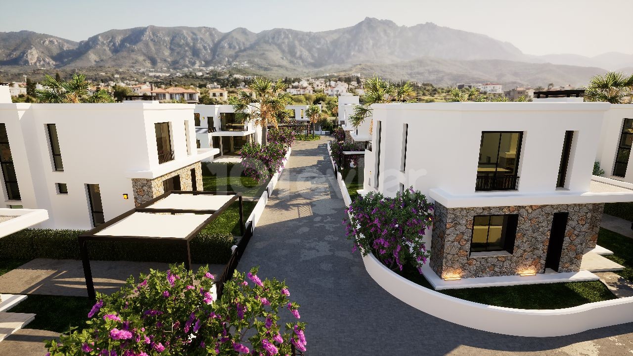 4+1 Berg- und Meerblick Ultra Luxury Villa zu verkaufen in Edremit - Kyrenia - Zypern ** 