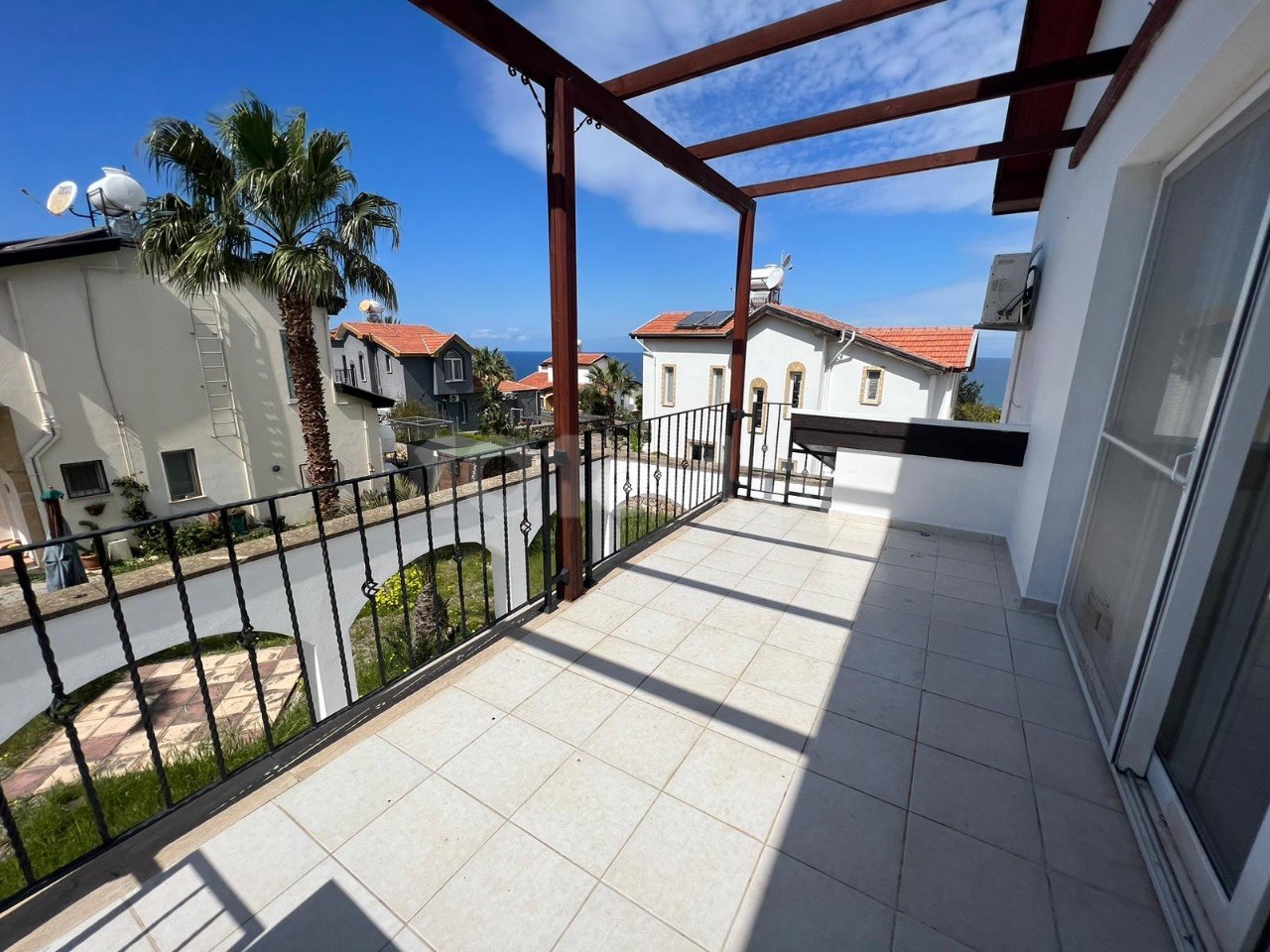 Cyprus Kyrenia Karsiyaka 3+1 Detached Villa for Rent with Full Sea and Mountain View